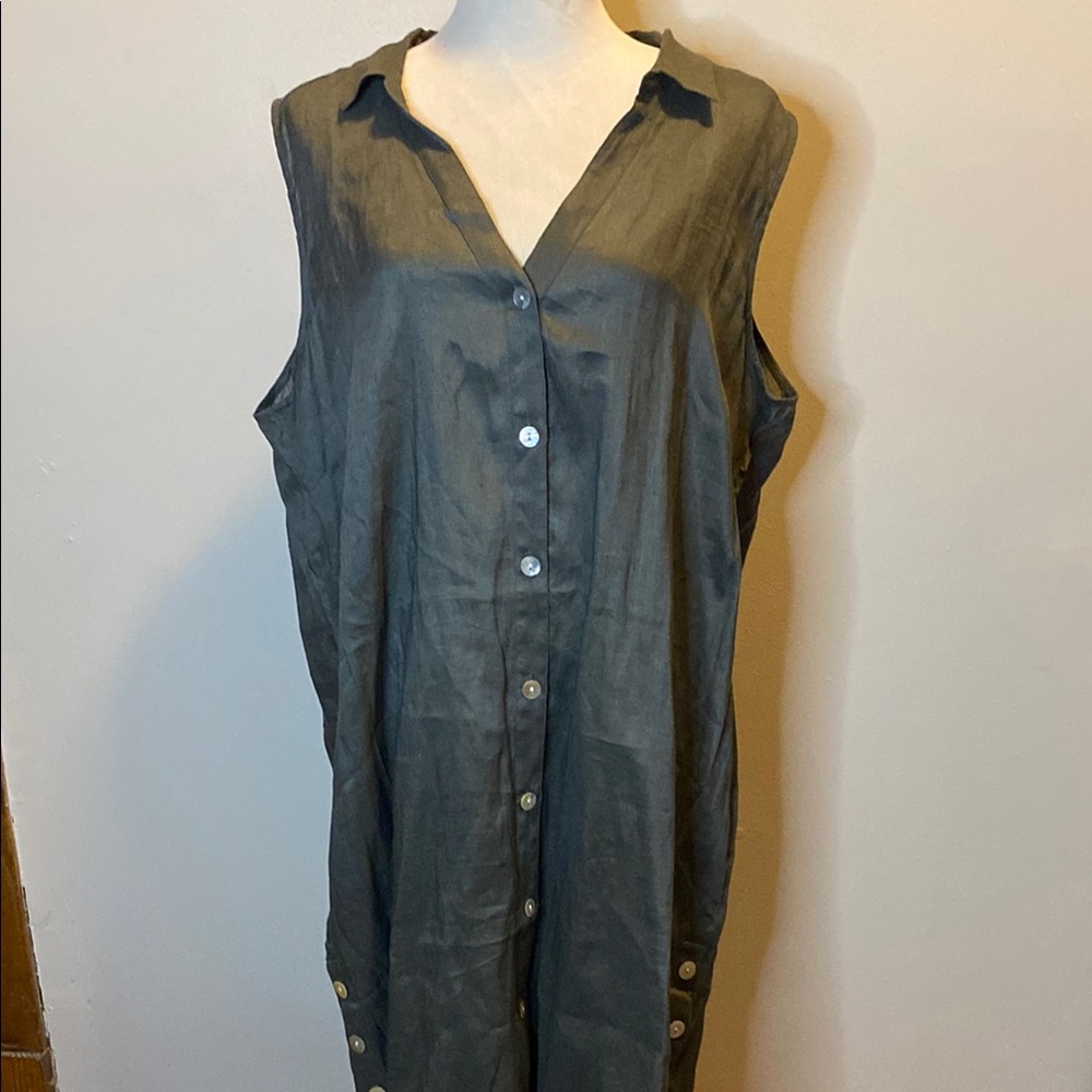 Refinity City Chic Olive Green Maxi Dress with Flowing Silhouette